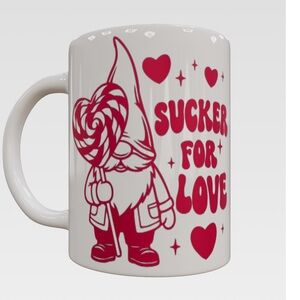 Valentine’s Day mug “ gnome valentines mug”